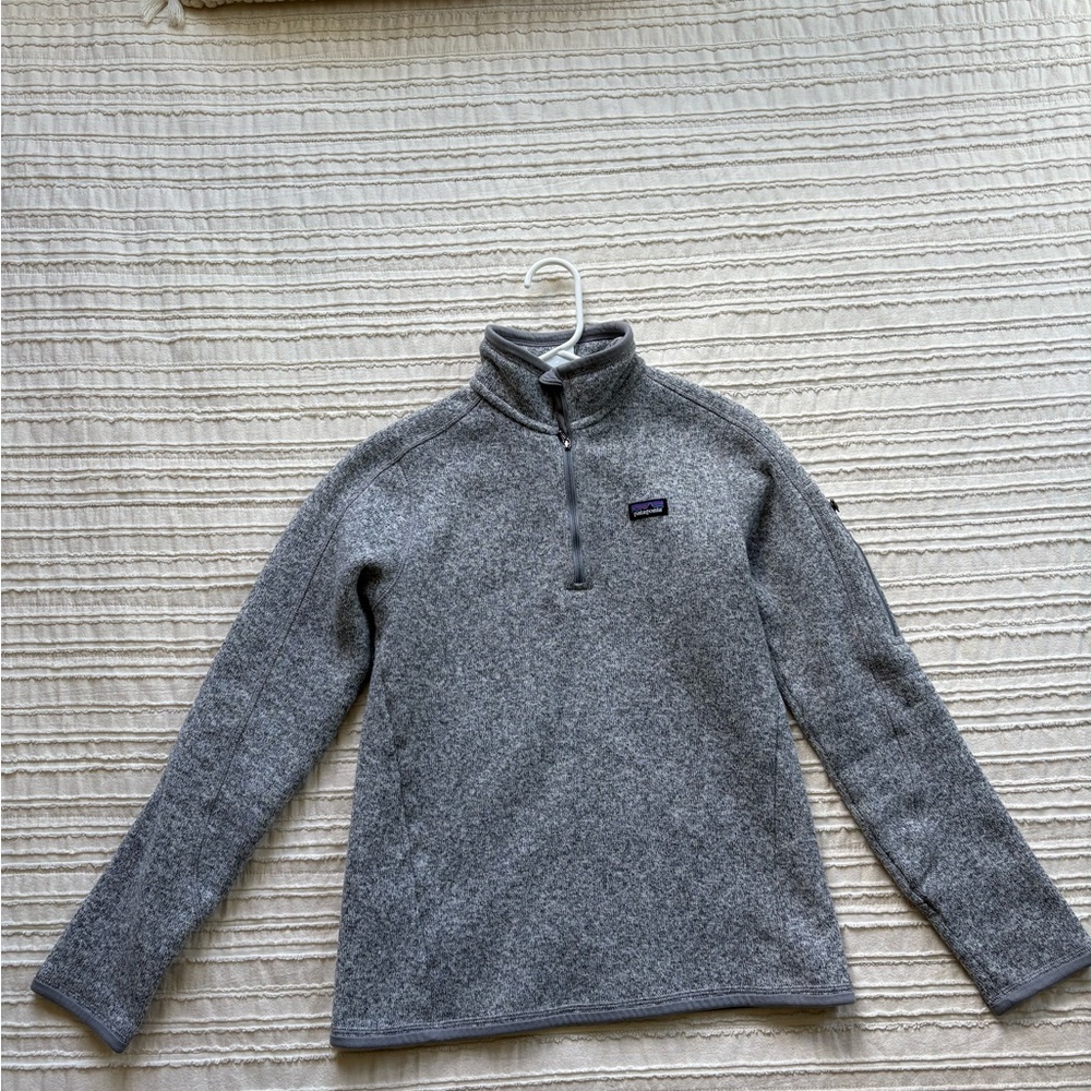 Patagonia Heather Gray Fleece Jacket